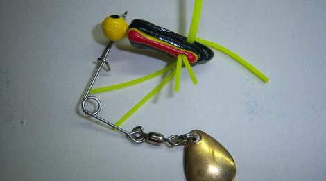 Handmade fishing lures, Beaver Spin